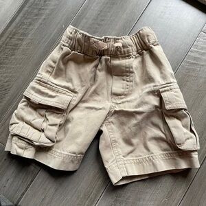 🩳 Hanna Andersson Tan Cargo Shorts – Size 90 (3T) 🌞
